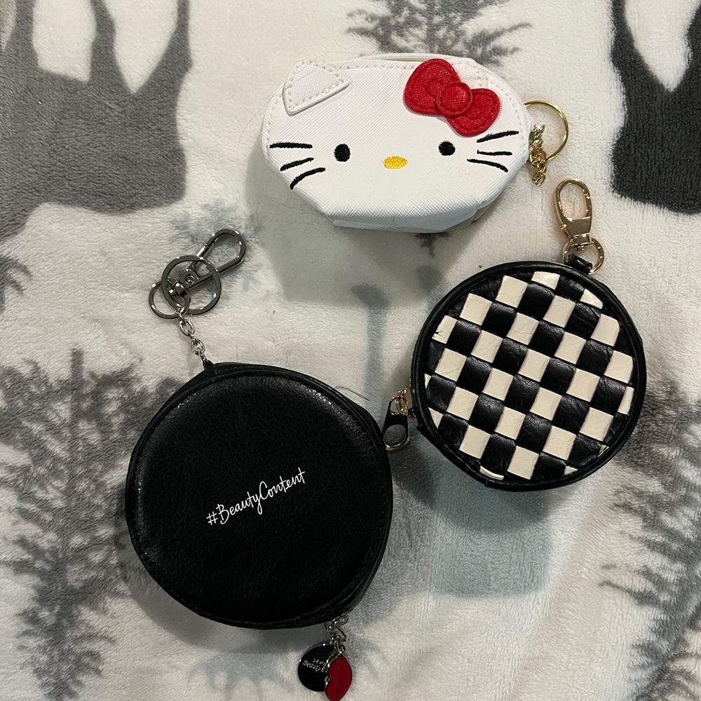 Hello Kitty and Black Coin Purses